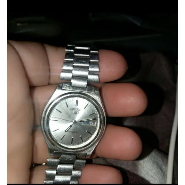 Reloj Seiko Plateado Automático