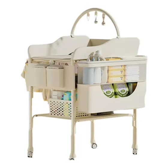 Mudador De Pañales Lubabycas Plegable Regulable Versa Crema