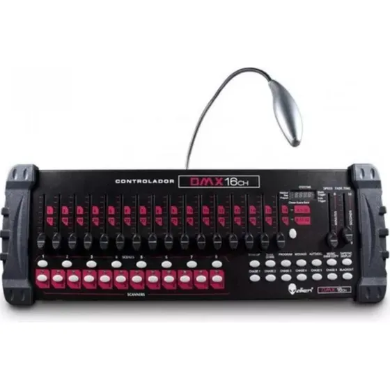 Controlador Dmx16ch Red Alien De 16 Canales