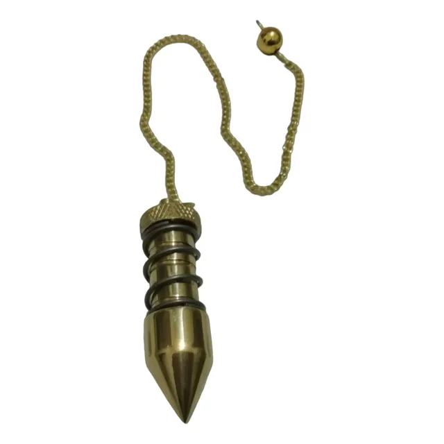 Pendulo Guaquero O  Resorte En Bronce Con 5 Gramos De Azogue