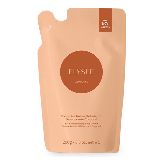 Refil Creme Hidratante Corporal Acetinado Elysee 200g Refil Creme Hidratante Corporal Acetinado Elysee 200g