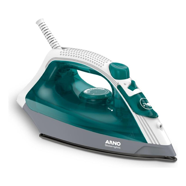 Ferro A Vapor Elétrico Arno Steamgliss Fsgp Cor Branco/verde Ferro A Vapor Elétrico Arno Steamgliss Fsgp Cor Branco/verde