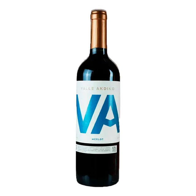 Vino Tinto Valle Andino Merlot 750ml