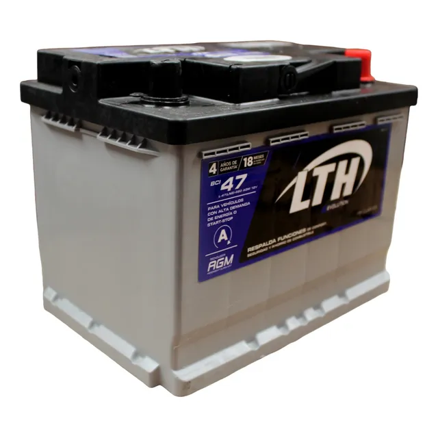 Bateria Lth Agm Modelo L-47-660 Powerframe Star - Stop