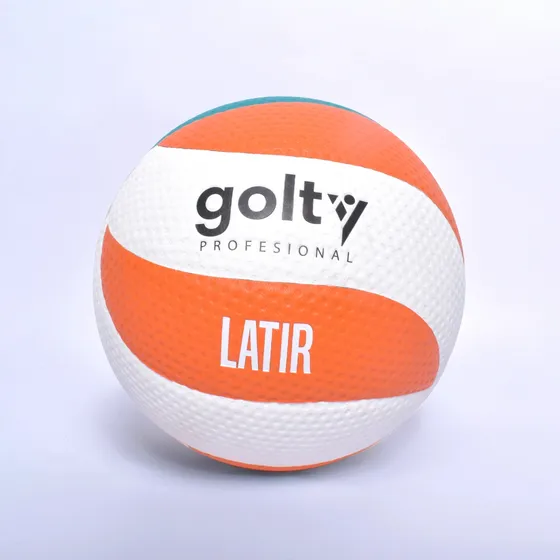Balón De Voleibol Profesional Golty Latir No.5 Color Naranja