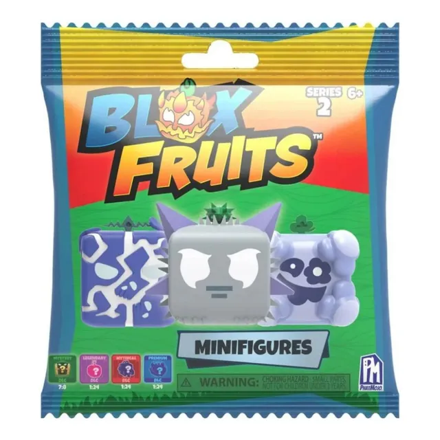 1 Mini Figura Blox Fruits De La Serie 2 Al Azar + Código