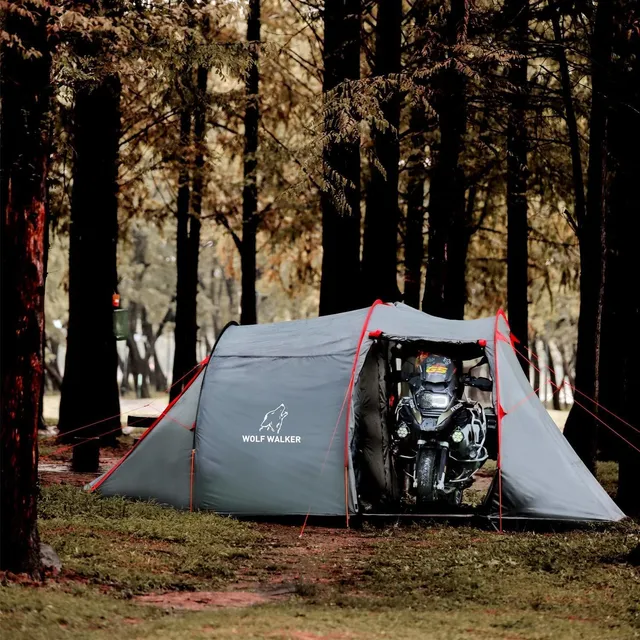 Wolf Walker Tienda Campaña Motocicleta Para Acampar 2-3
