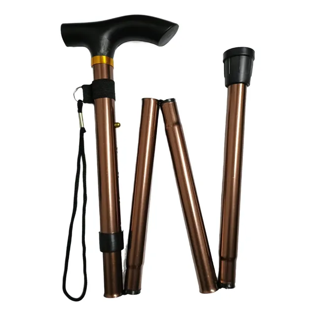Bastón Plegable Regulable Extensible Aluminio Apoyo Caminar