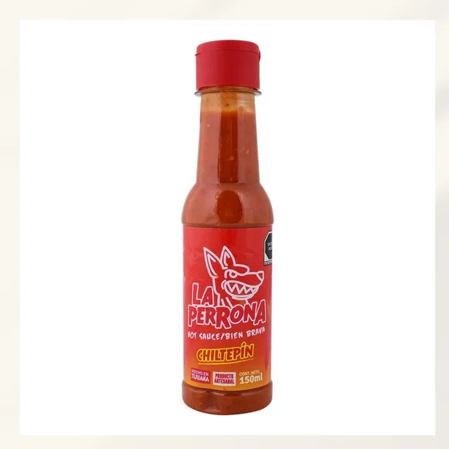 3 Pza Salsa Picante La Perrona Chiltepín 150 Ml