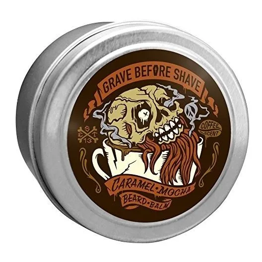 4 Oz. Tumba Antes De Afeitar Tm Caramelo Mezcla Beard Sjb02