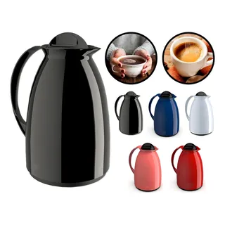 Garrafa Térmica 650ml Florença Unitermi Café Leite Chå Cor Preto Garrafa Térmica 650ml Florença Unitermi Café Leite Chå Cor Preto