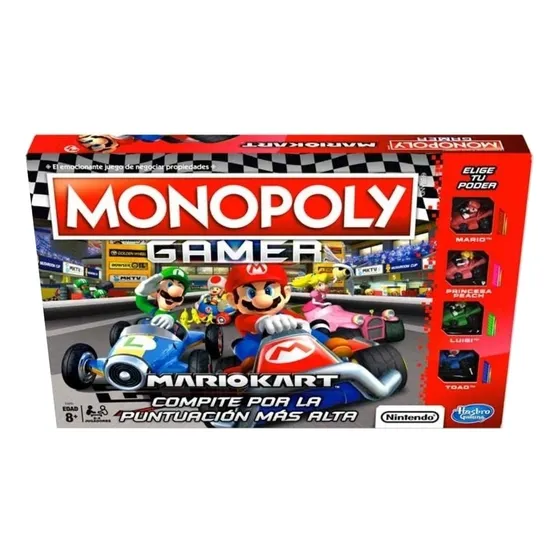 Juego De Mesa Monopoly Mario Kart Hasbro Gaming