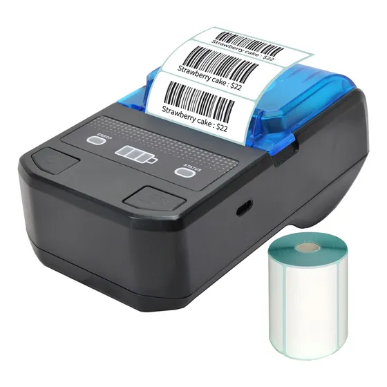 Impresora Térmica Ticket Recibos 58mm Bluetooth+usb Negro