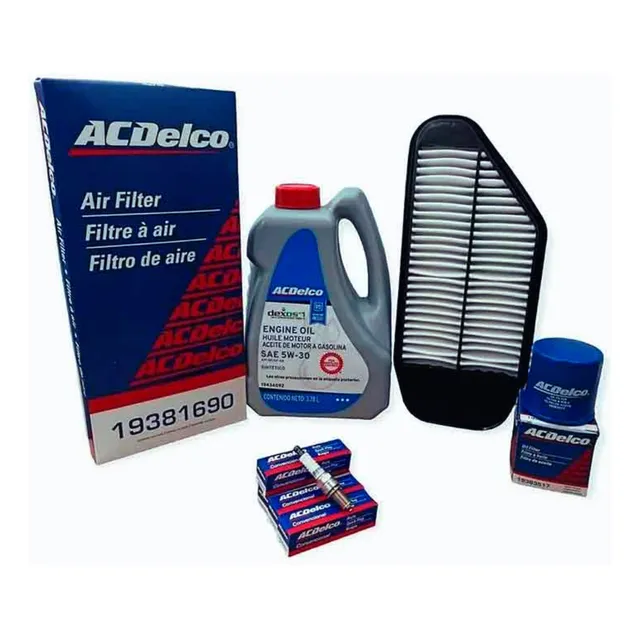 Kit Afinación Acdelco 5w30 Sintetic Spark Beat 1.2 2012-2018