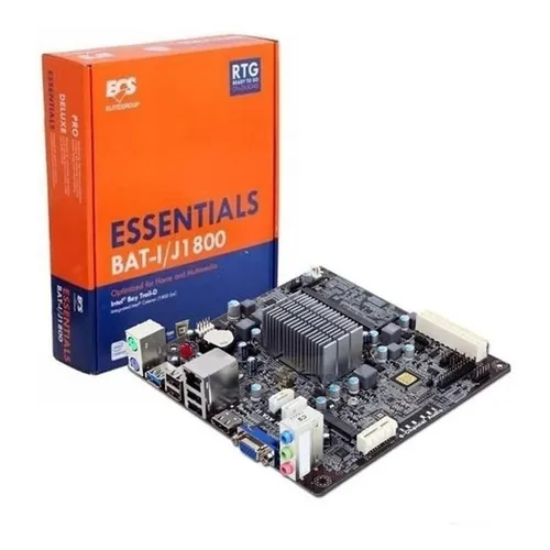 Tarjeta Madre Ecs Intel Celeron Integrado J1800 2.4ghz Color Gris