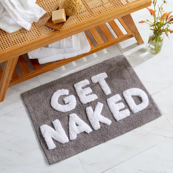 Market Place Alfombra Baño Get Naked Bonita Divertida Para X
