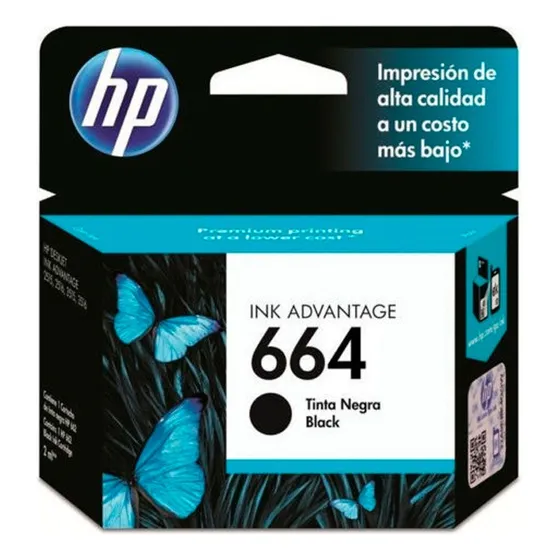 Cartucho Hp Negro 664 2135/3635/4535/3775/3785 Amv