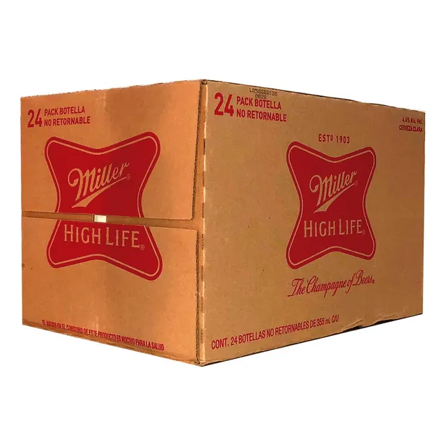 Cerveza Miller High Life 355 Ml - Caja 24 Piezas