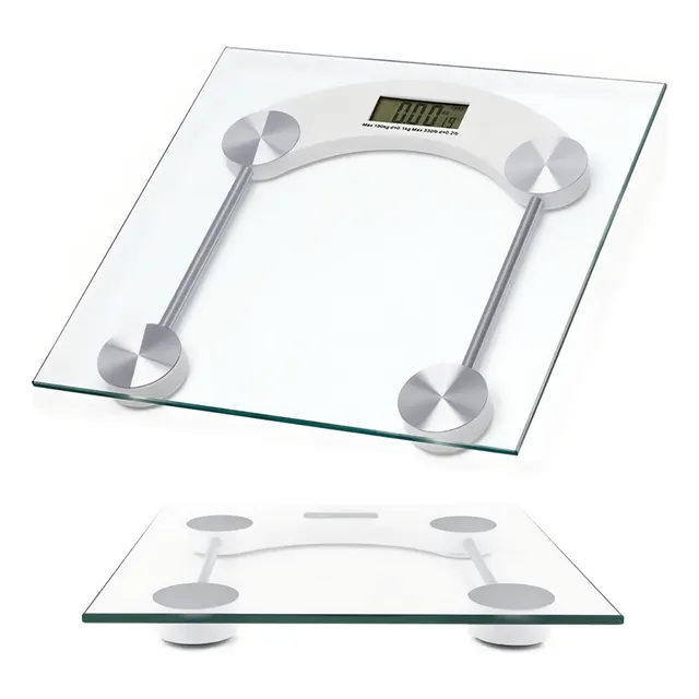 Balanza Para Baño De Vidrio Práctica Pesaje Kilos