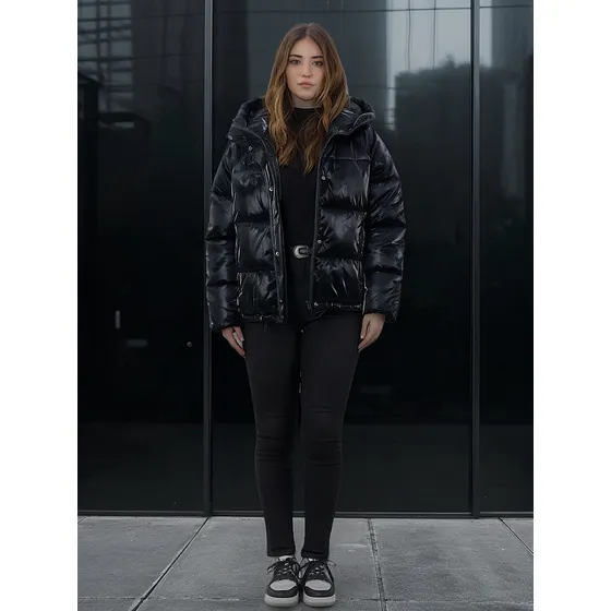 Campera Xl Extra Large Santorini Negro