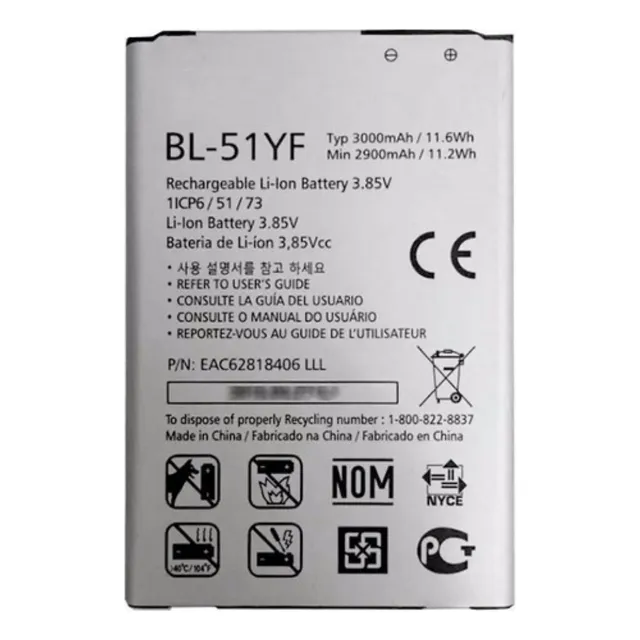 Bateria Para LG G4 Bl-51yf Con Garantia 12 Meses