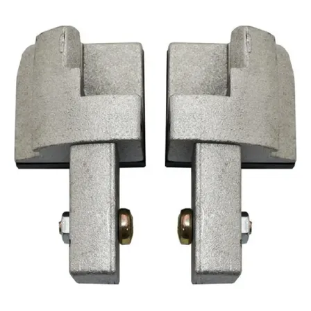 Par Suporte Cantoneira Capota Maritima Modelo Oval Ah1116