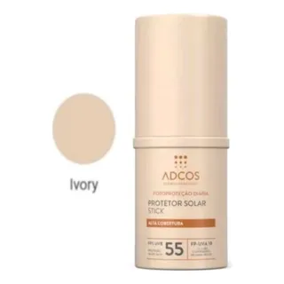 Protetor Solar BastĂŁo Stick Ivory Adcos Fps 55 17g Protetor Solar BastĂŁo Stick Ivory Adcos Fps 55 17g