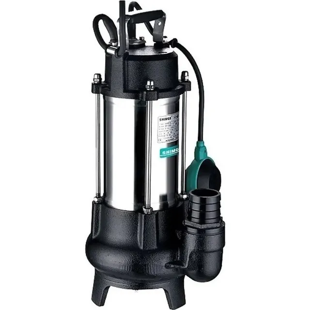 Bomba Shimge 1.5 Hp Sumergible Aguas Negras Drenaje Achique