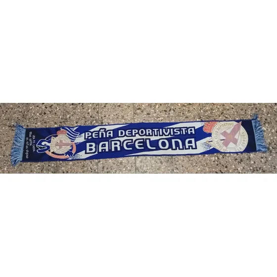 Bufanda Deportivo La Coruña Peña Calle Barcelona