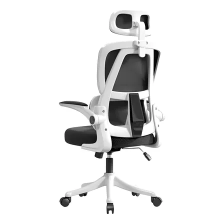 Silla Amia Ergonómica Silla De Escritorio Soporte Lumbar Elástico Silla De Oficina Giratoria Vidita Color Blanco