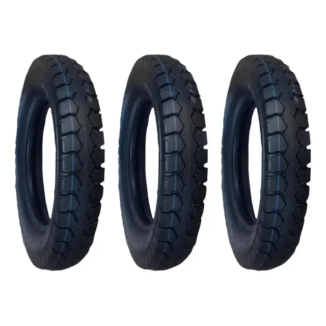 Juego De 3 Llantas 4.50-12 Para Motocarro Promoto
