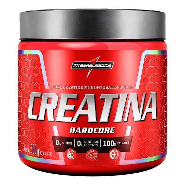 Creatina Hardcore 100% Pura 300g Integralmédica
