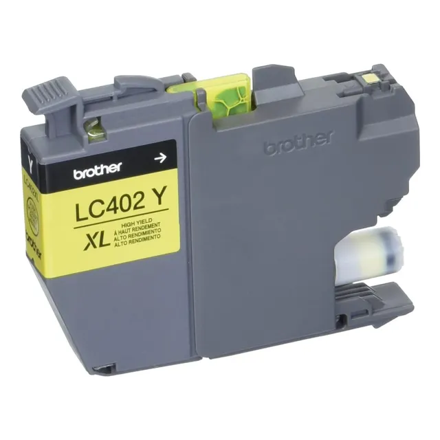 Cartucho Brother Tinta Amarilla Alto Rendimiento Lc402xlys