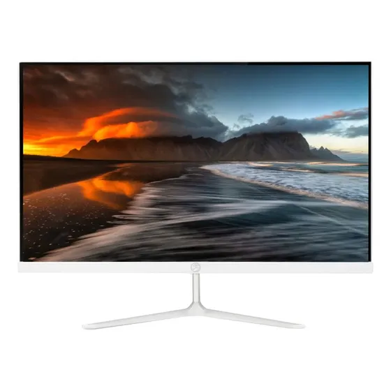 Monitor Led 23,8 Brazilpc Fhd75hz Curvo Frameless Branco