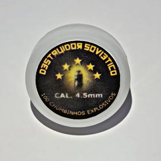 Chumbinhos Explosivos 4.5mm Carabina De Pressão 100 Unidades