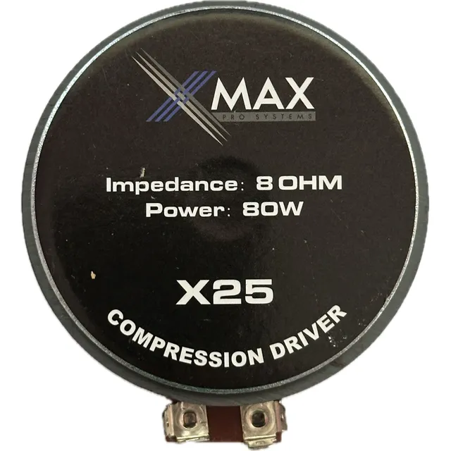 Driver Xmax X25 1 Pulgada 80 Watts Titanio Compression Rosca