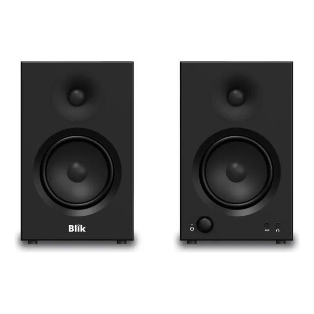 Par Parlantes Hi-fi Bluetooth Blik Bookshelf One