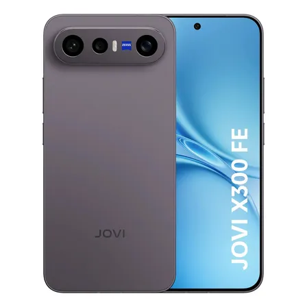 Smartphone JOVI X300 FE 5G Câmera ZEISS 50MP 256GB de Memória 24GB RAM (12GB + 12GB RAM expadida) Bateria 6500mAh Processador Snapdragon 8 Gen 5 e Carregador 90W - Preto Ônix
