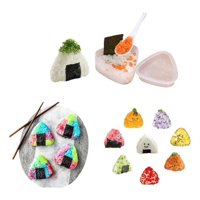Molde De Arroz Onigiri Triangular 2pza