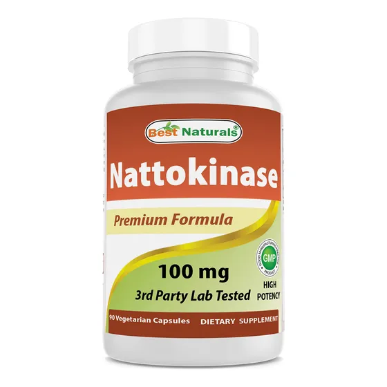 Suplemento Best Naturals Nattokinase 100 Mg 90 Cápsulas