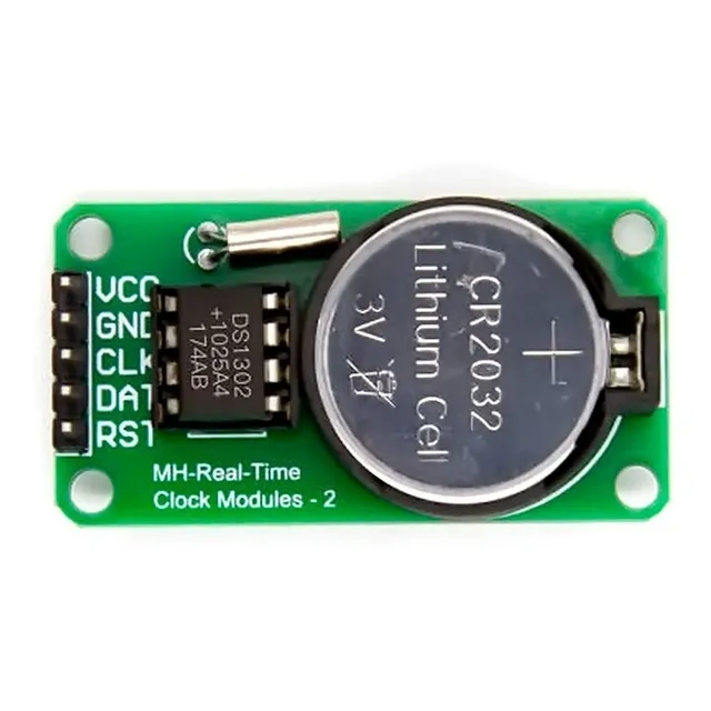 Mgsystem Modulo Rtc Ds1302 Reloj Tiempo Real Arduino + Pila