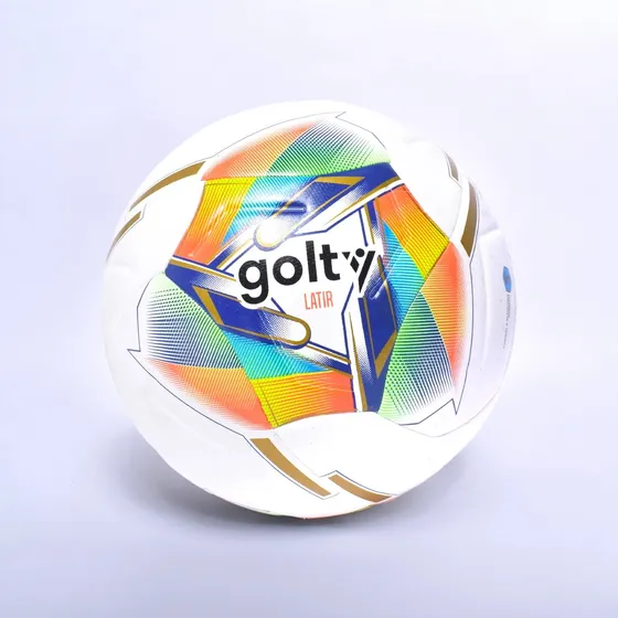 Balón Fútbol Réplica Golty Latir No.5 Blanco Cosido Máq