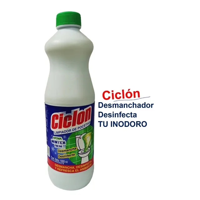 Ciclón Limpiador De Pocetas Y Ceramica Desmanchador 1 Lt