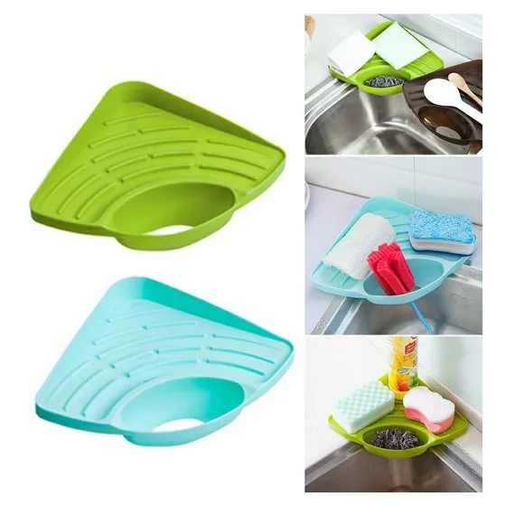 Escurridor Para Lavaplatos Portaesponja Triangular