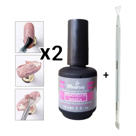 Removedor Magico De Esmalte De Uñas Semipermanente Gel 
