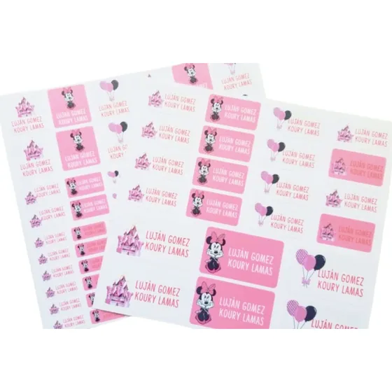 Etiquetas Para Útiles Escolares  Personalizadas Impermeables