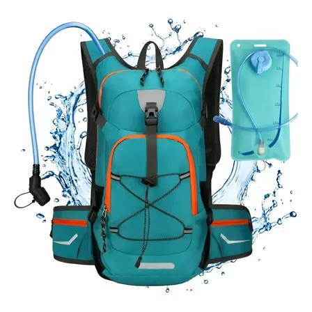 Mochila Hidratação Ciclismo 3 Litros Para Ciclismo E Corrida Azul Celeste Cor Sólida