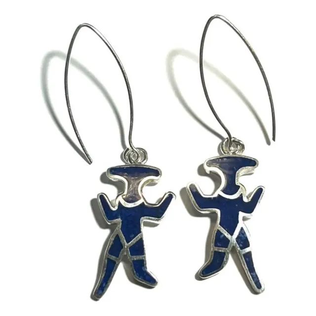 Aro Selknam Plata Ley 950 Y Lapislazuli Pa13