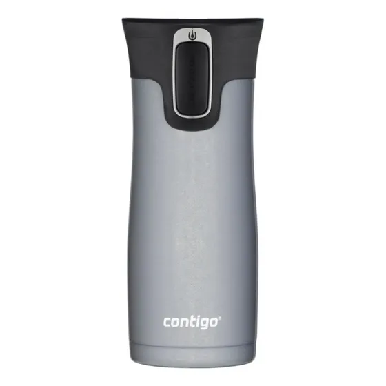 Vaso térmico Contigo West Loop color gris plateado 470mL
