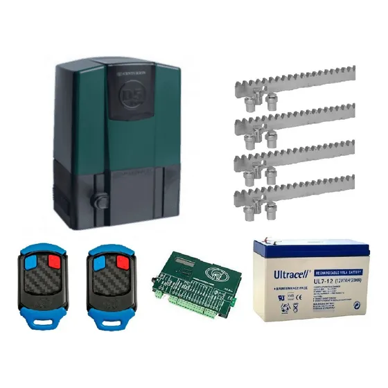 Kit Motor Corredera D5evo Centurion 4m Cremallera Alta Veloc